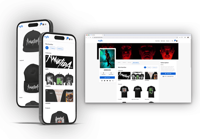 sell merch
with no
upfront cost